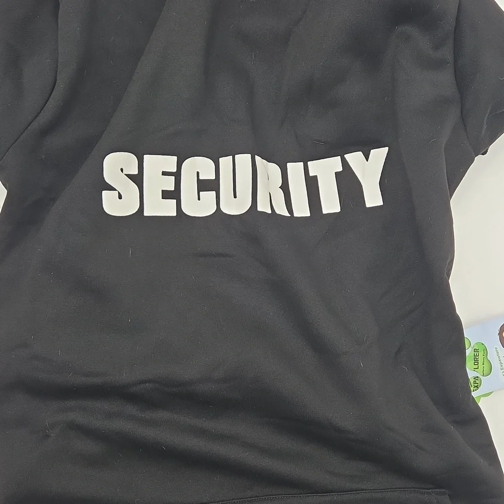 Security Black Dog Hoodie NWT